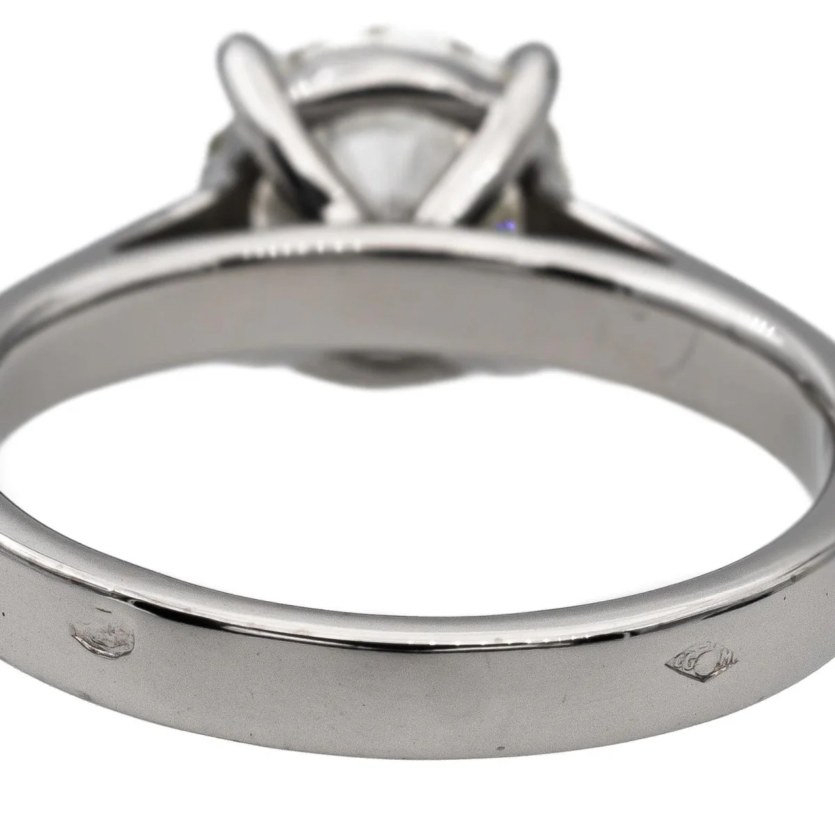 Bague Solitaire Or blanc Diamant - Image 7