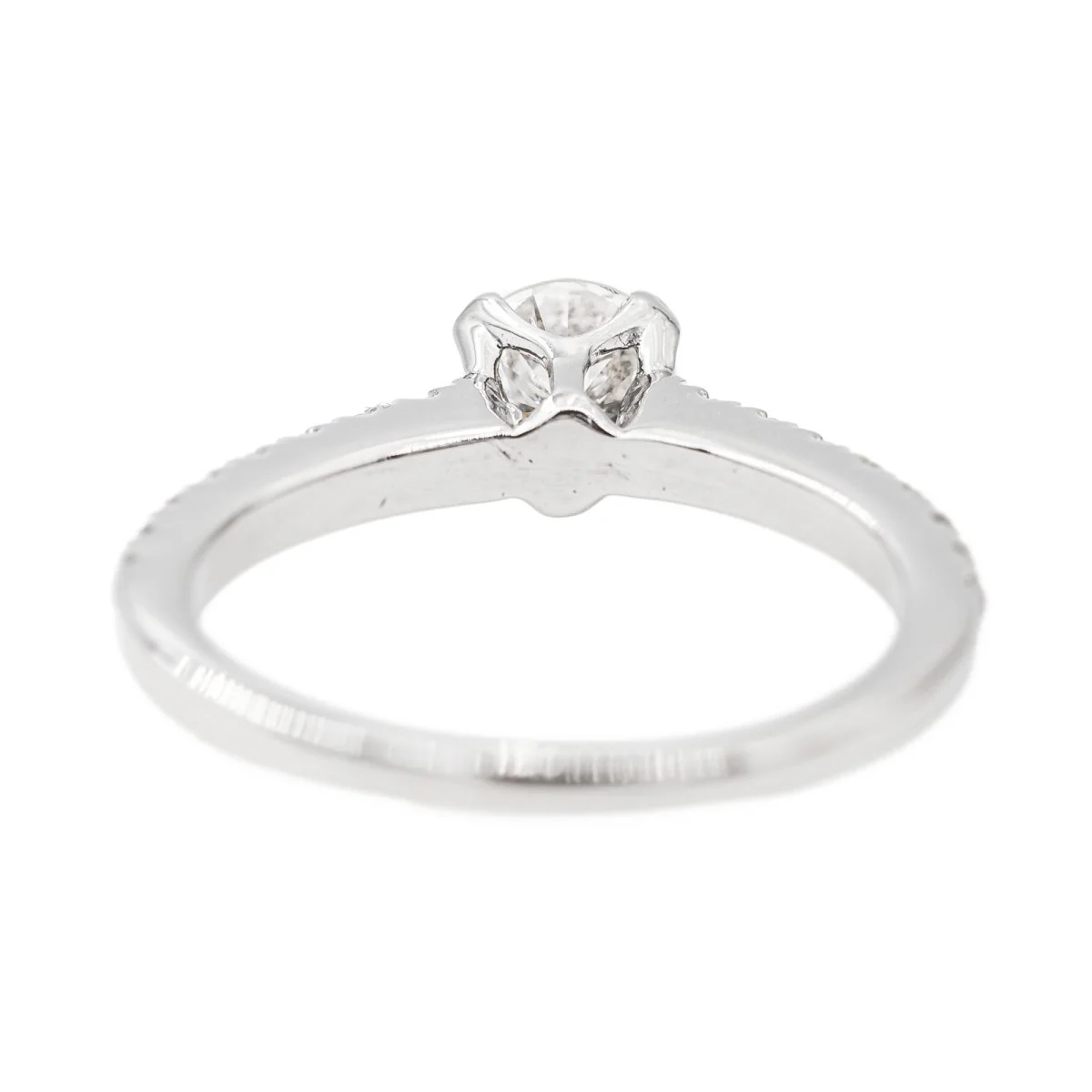 Bague Solitaire en Or blanc et Diamant - Image 5