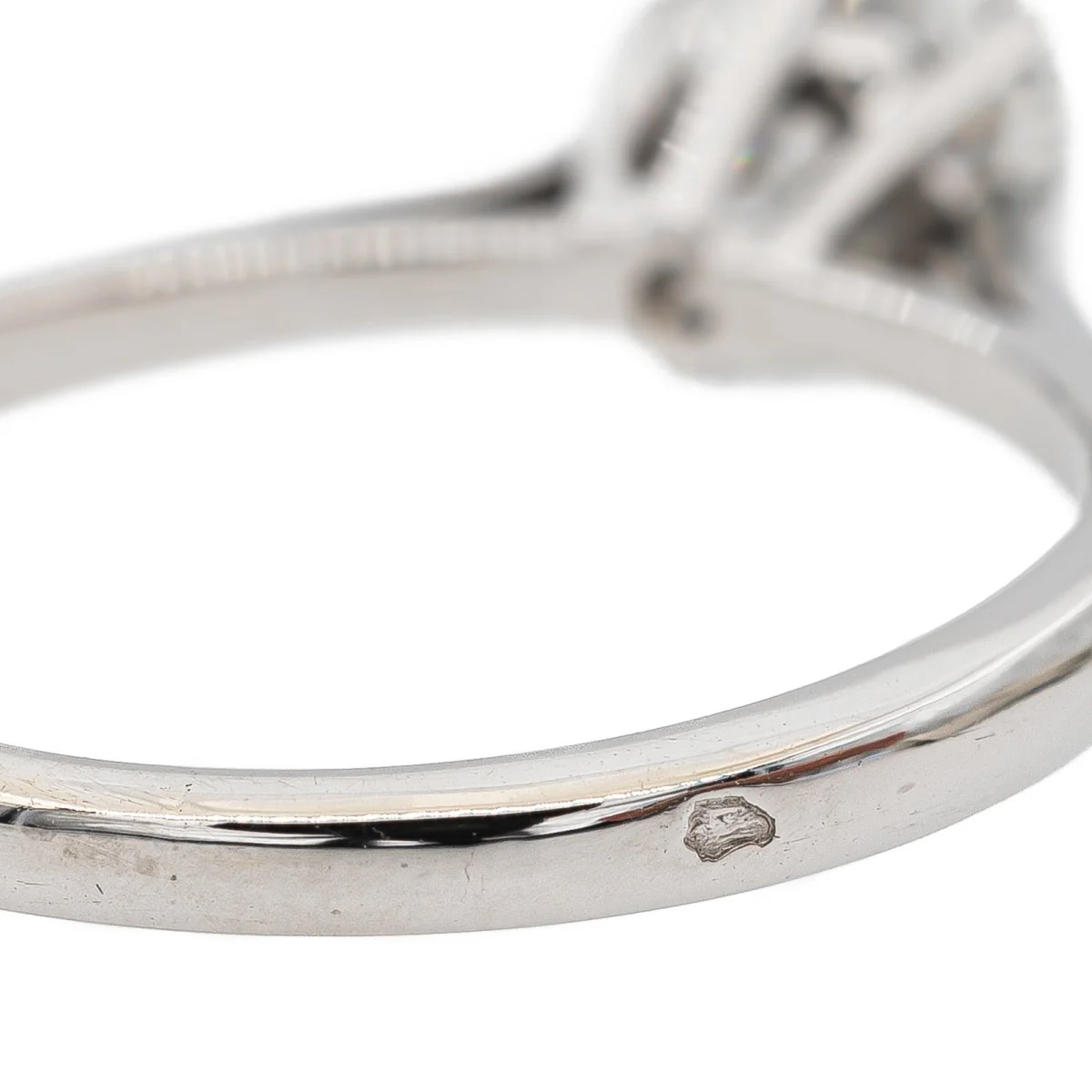 Bague Solitaire Or blanc Diamant - Image 6