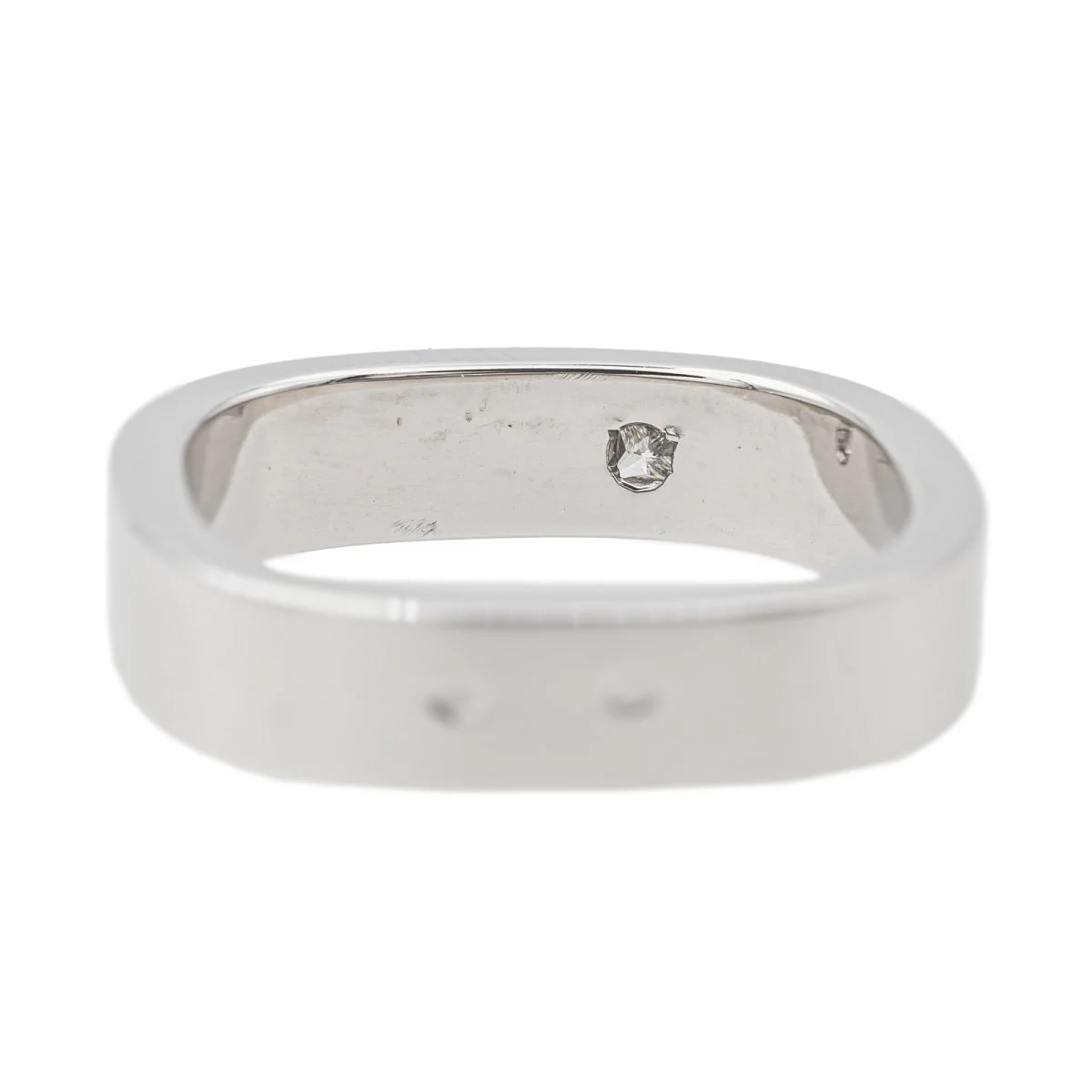 Bague Solitaire Or blanc Diamant - Image 5