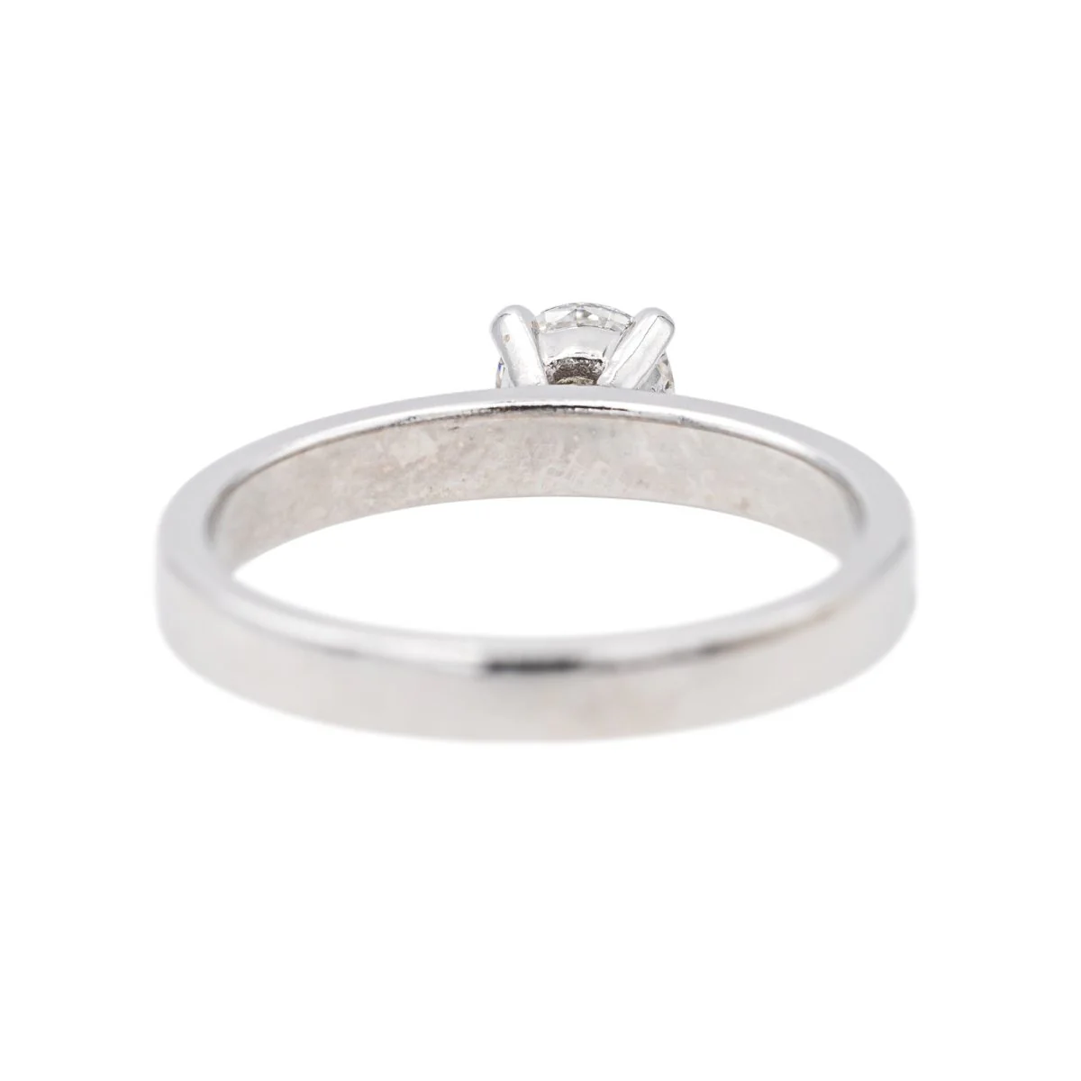 Bague Solitaire Or blanc Diamant - Image 7