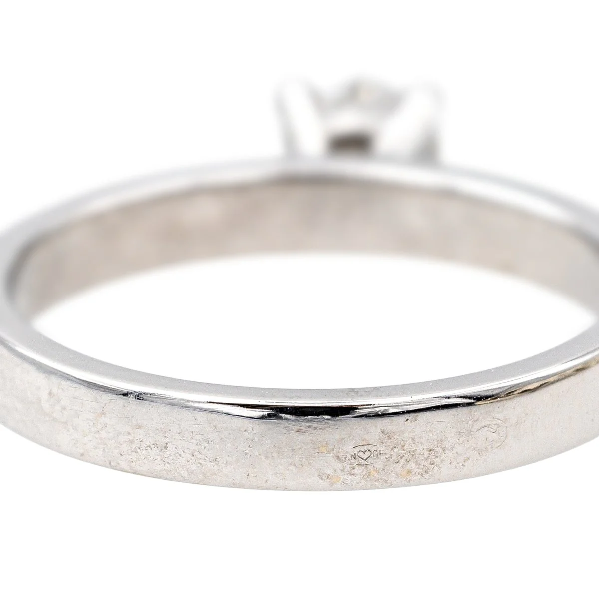 Bague Solitaire Or blanc Diamant - Image 8