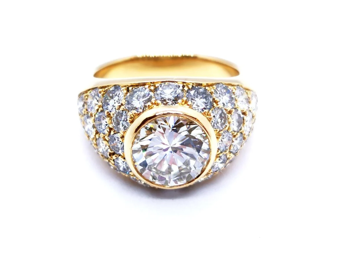 Bague Solitaire Or jaune Diamant - Image 14