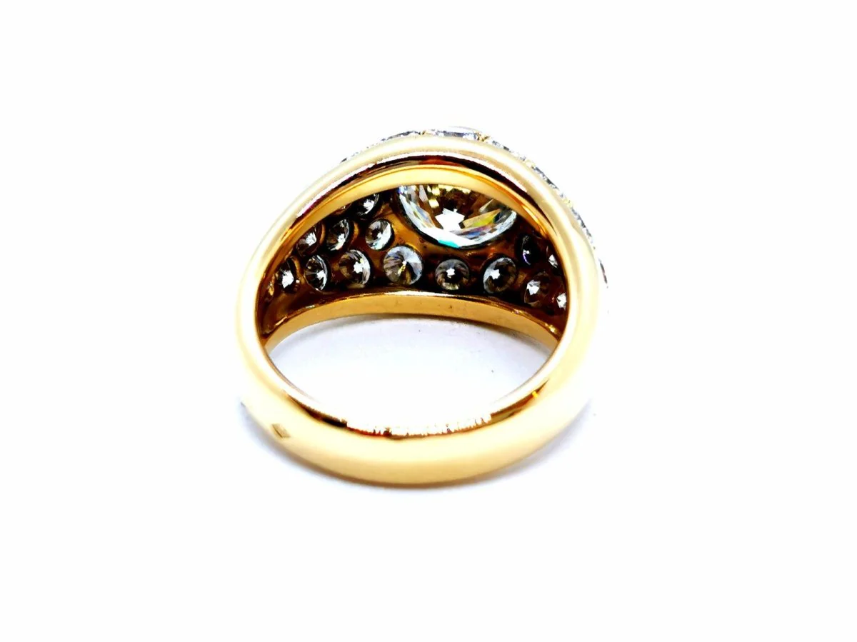 Bague Solitaire Or jaune Diamant - Image 7