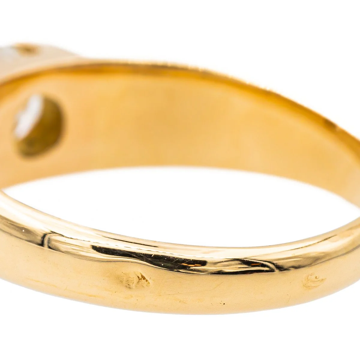Bague Solitaire Or jaune Diamant - Image 7
