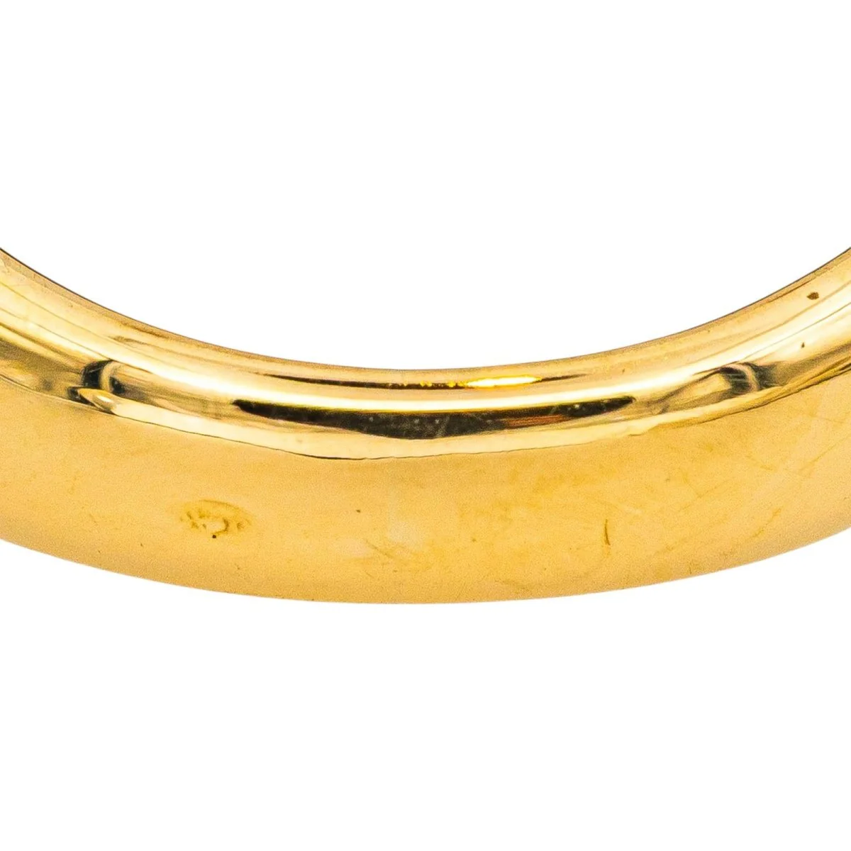 Bague Solitaire en or blanc, or jaune et diamants - Image 7