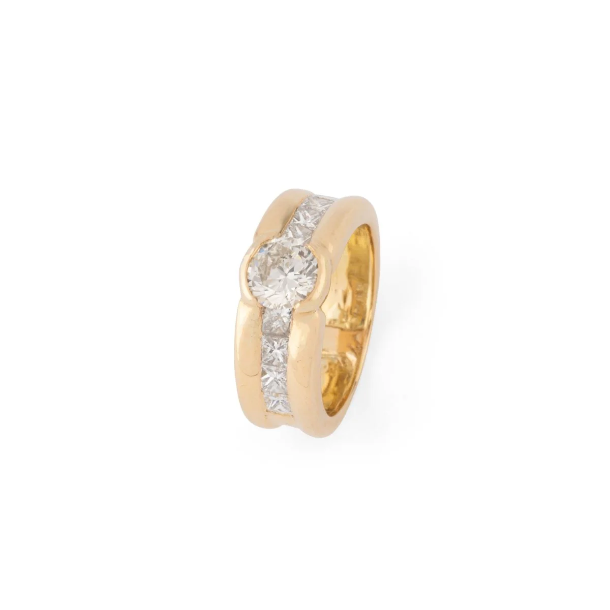 Bague solitaire ornée d'un diamant taille brillant d'environ 1,21 cts - Image 6
