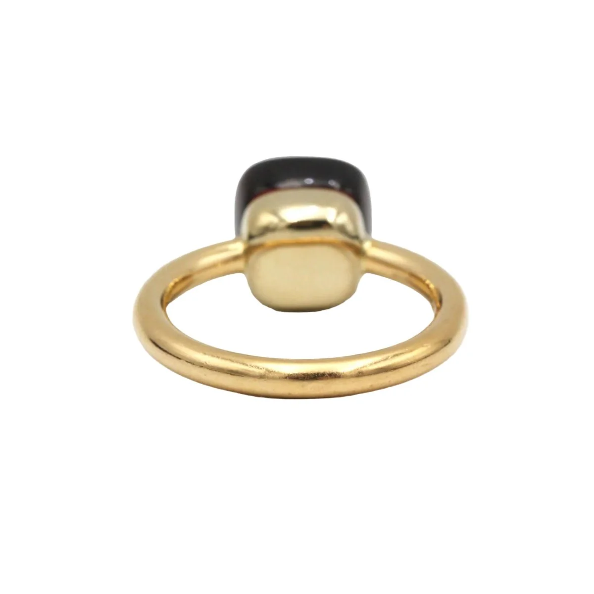 Bague Solitaire POMELLATO "Nudo Classic" en or jaune et grenat - Image 5