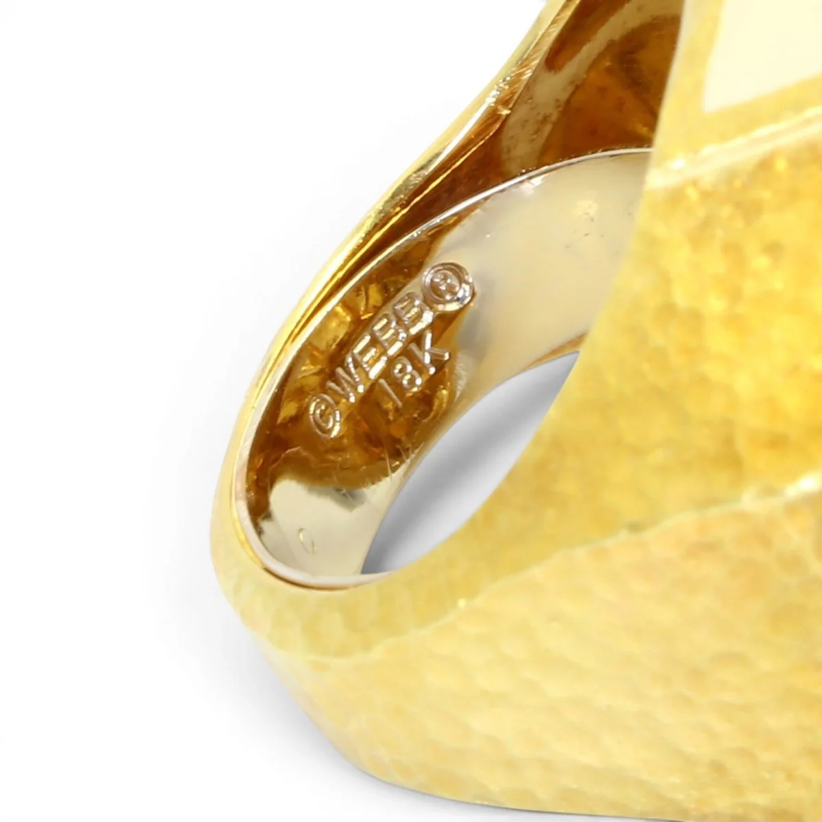 Bague Tank DAVID WEBB en or jaune, émail et diamants - Image 18