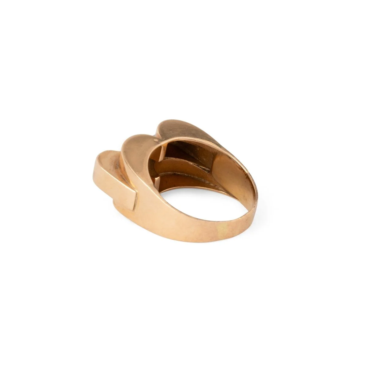 Bague Tank en or jaune et diamants - Image 7