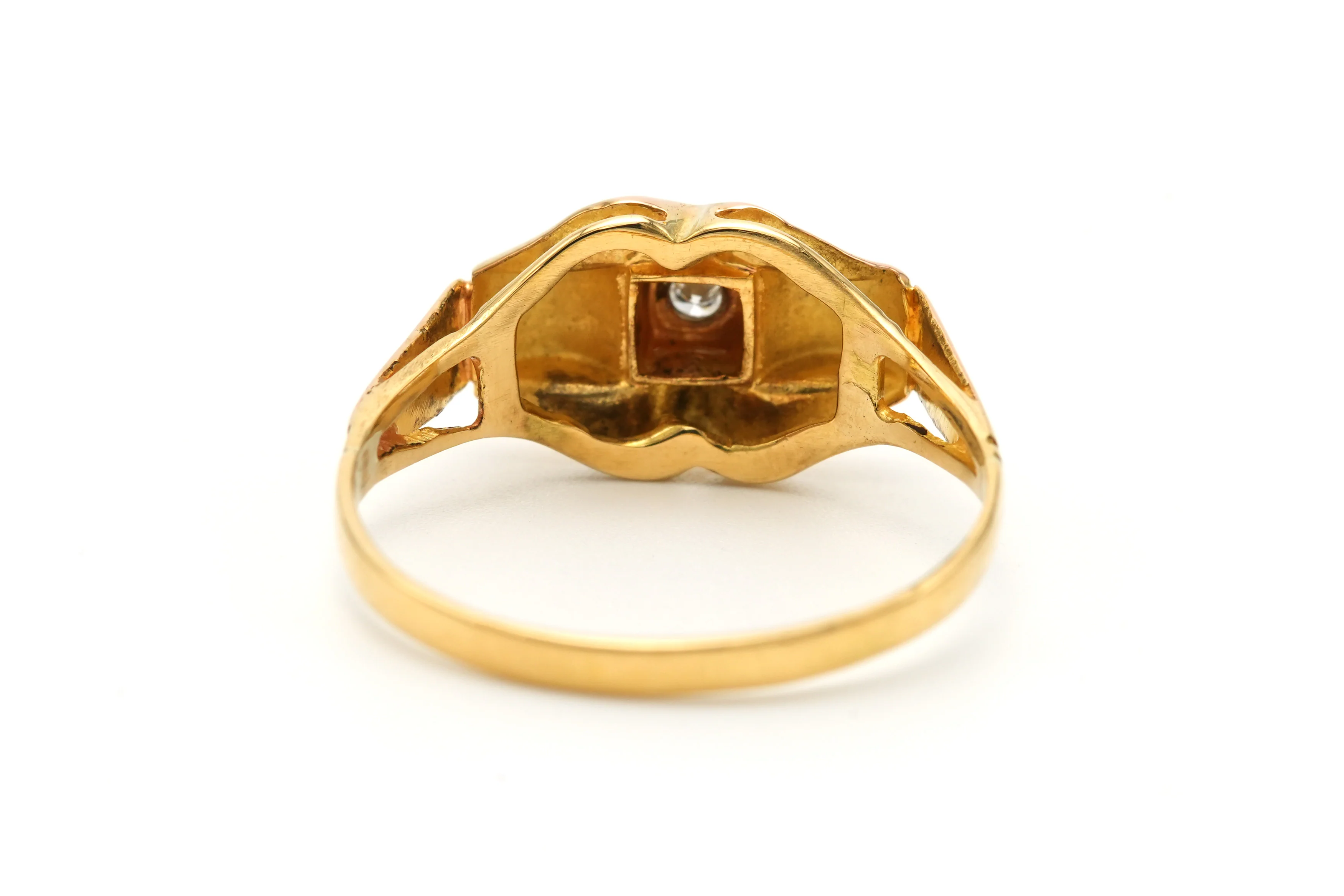 Bague Tank en or blanc, or jaune et diamants - Image 5
