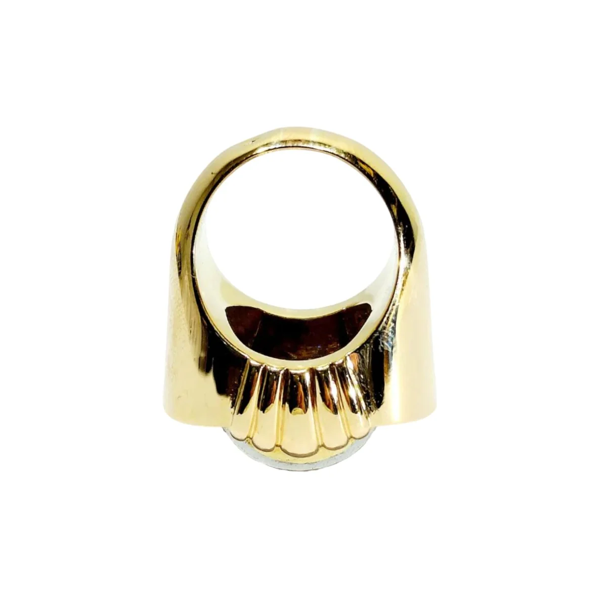 Bague Tank en or jaune, saphirs et diamants - Image 9