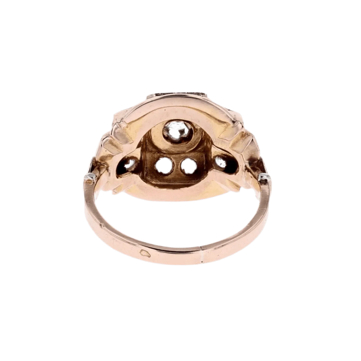 Bague Tank en or rose - Image 4