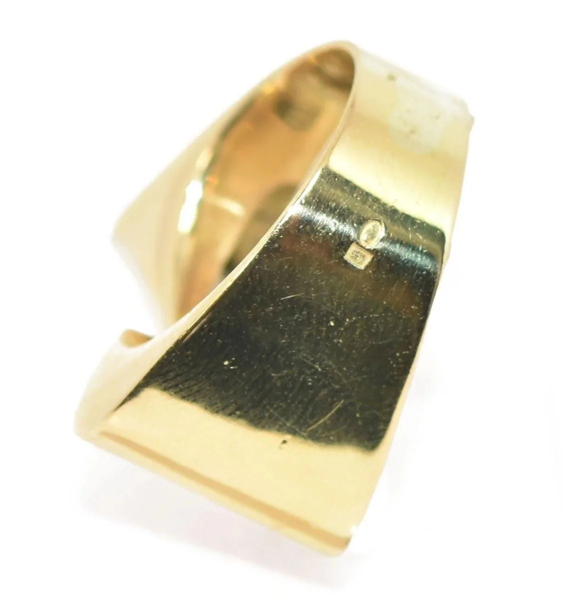Bague Tank platine et diamant 1950 - Image 2