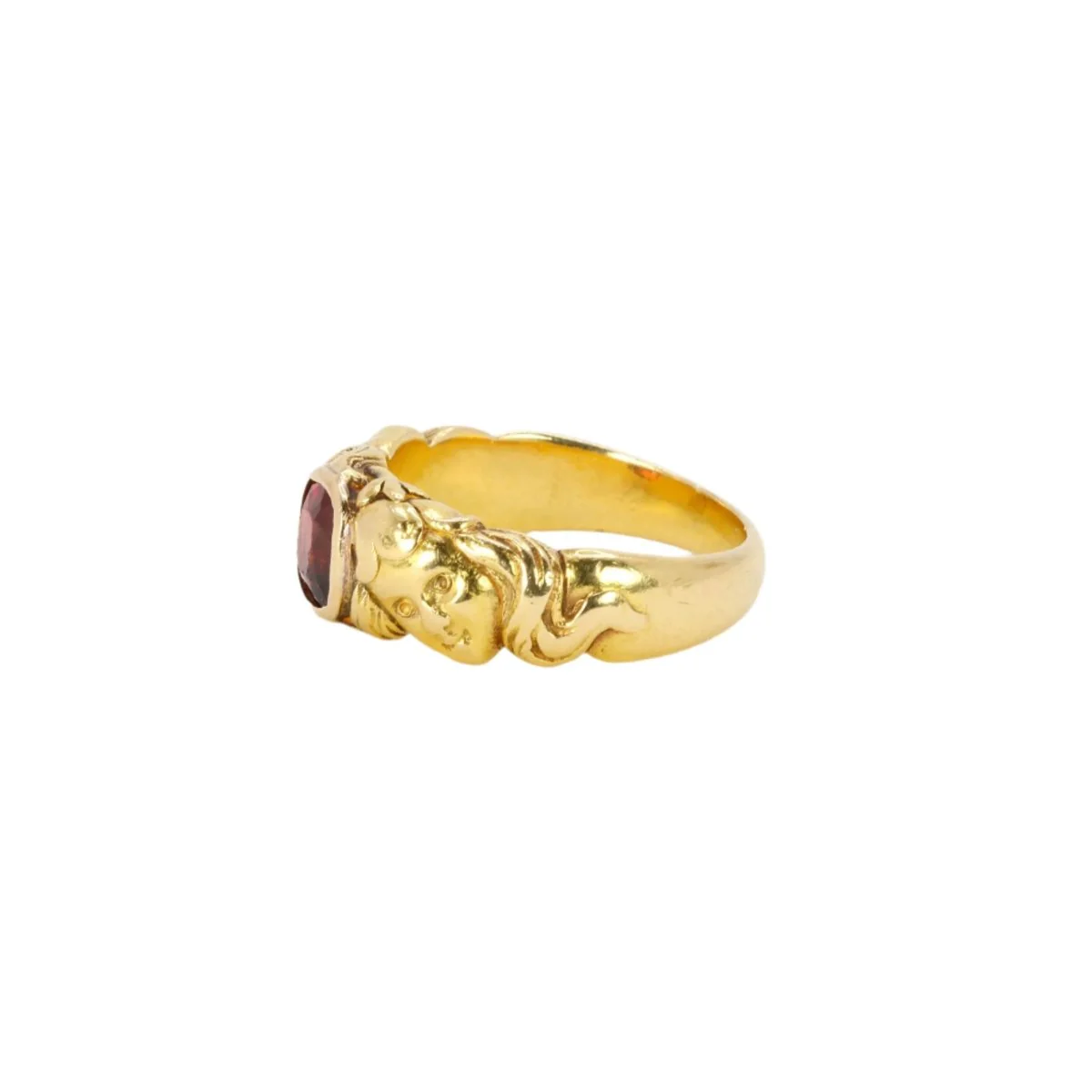Bague TIFFANY & CO. en or jaune et grenat - Image 3