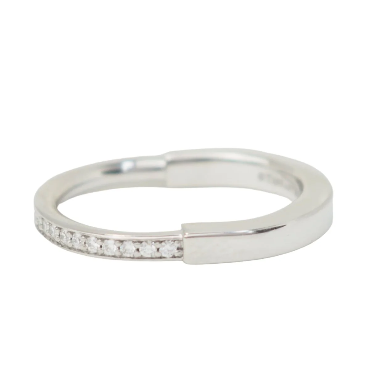 Bague Tiffany & Co en or blanc et diamants