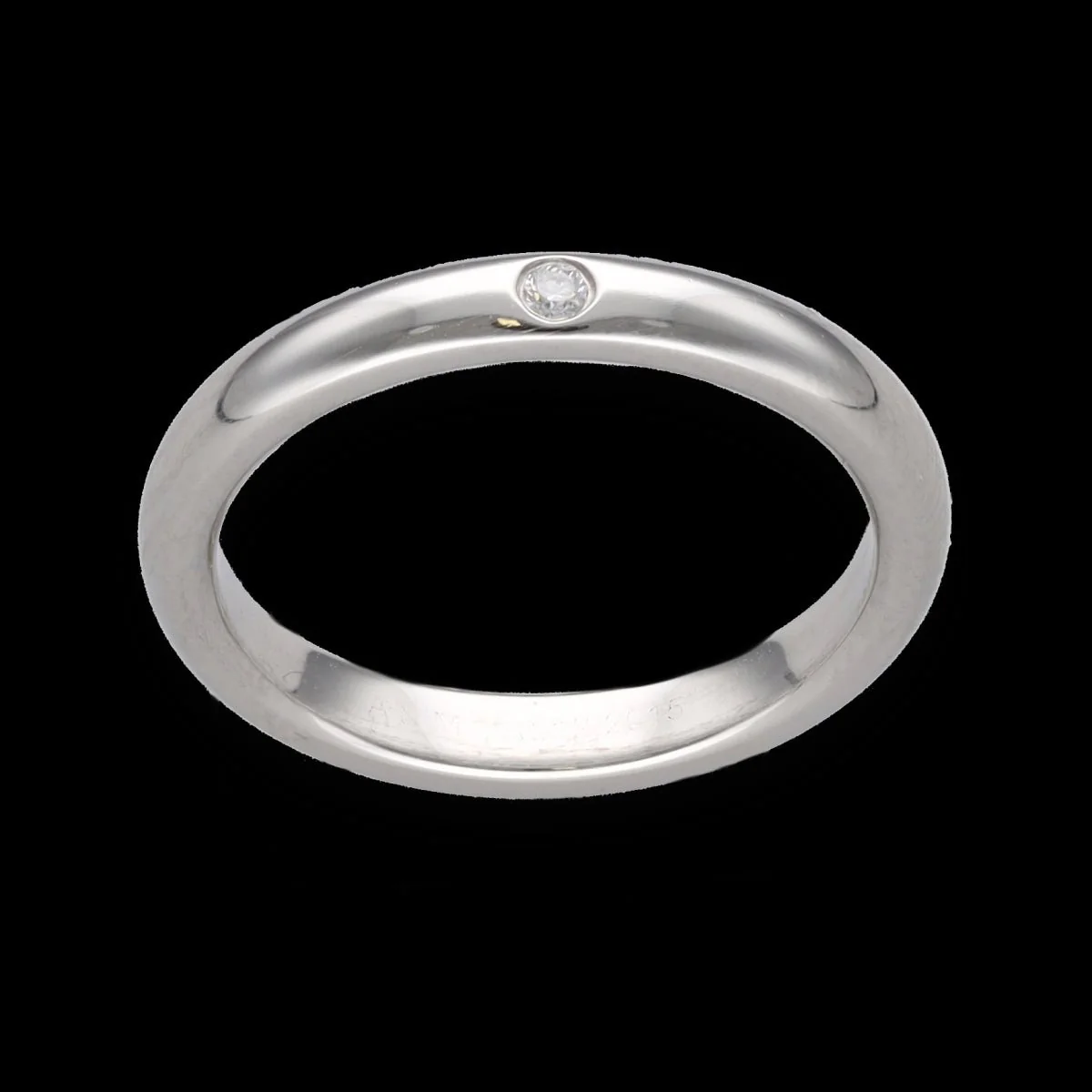 Bague Alliance TIFFANY & CO en platine et diamant - Image 3