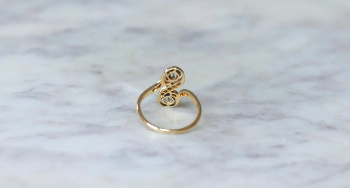 Bague Toi et Moi Diamants Belle Epoque - Image 9