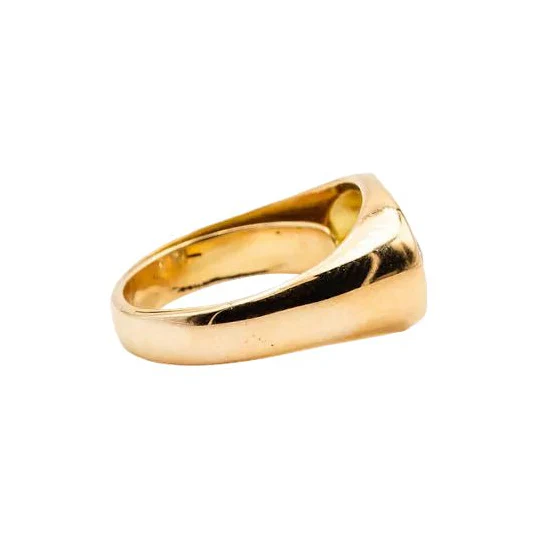 Bague Toi & Moi en or jaune et diamants - Image 4