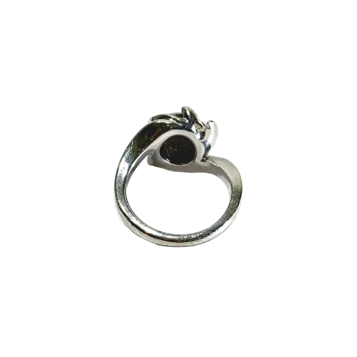 Bague Cocktail en or blanc et opale - Image 5
