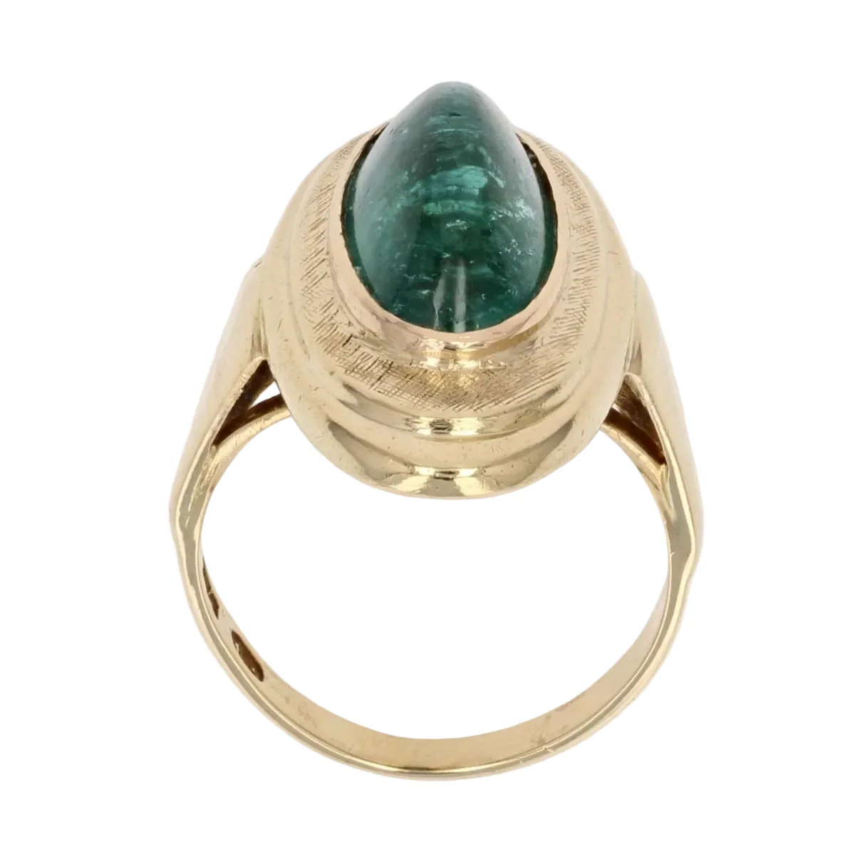 Bague Cocktail en or jaune et tourmaline - Image 6