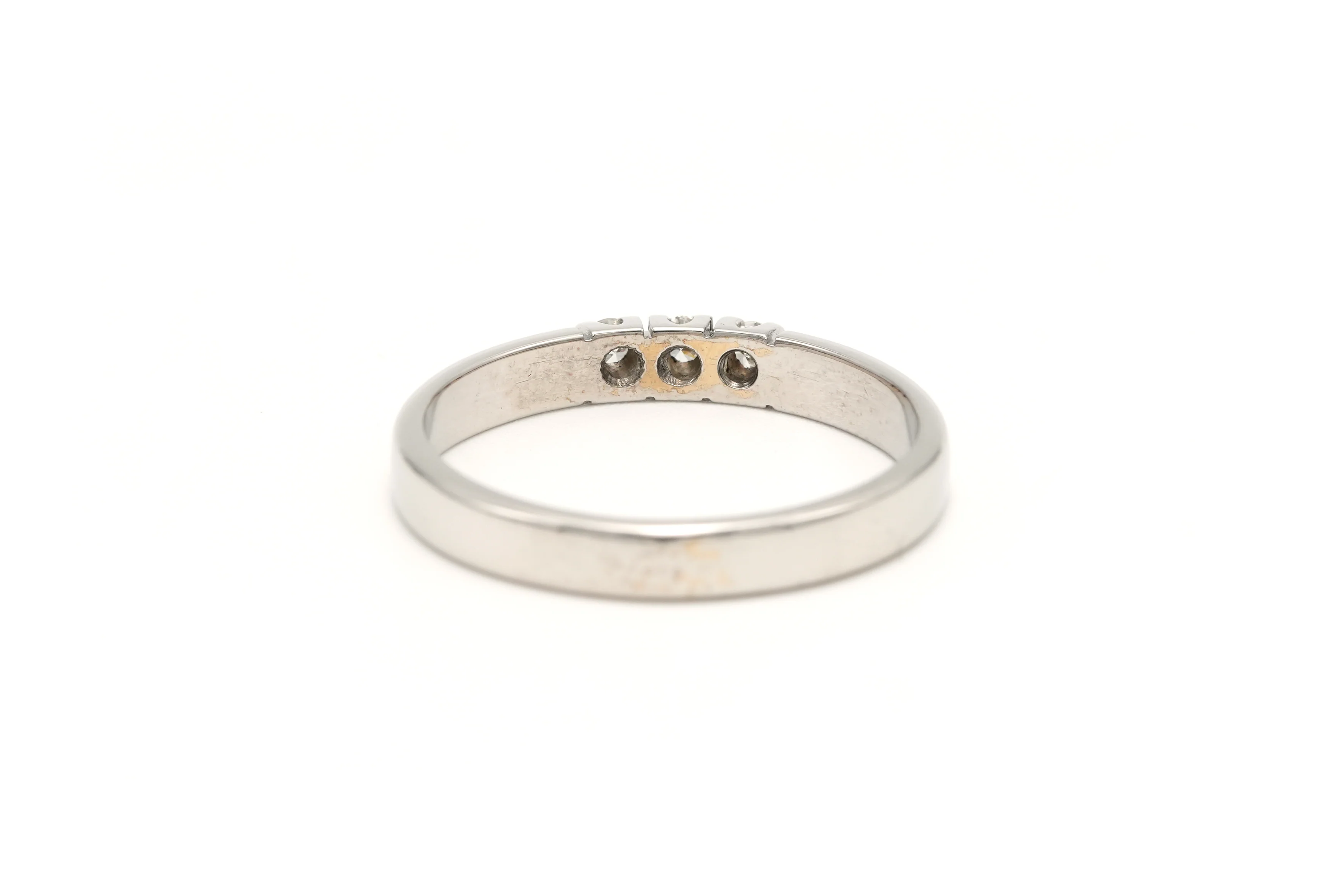 Bague Trilogie en or blanc et diamants - Image 4