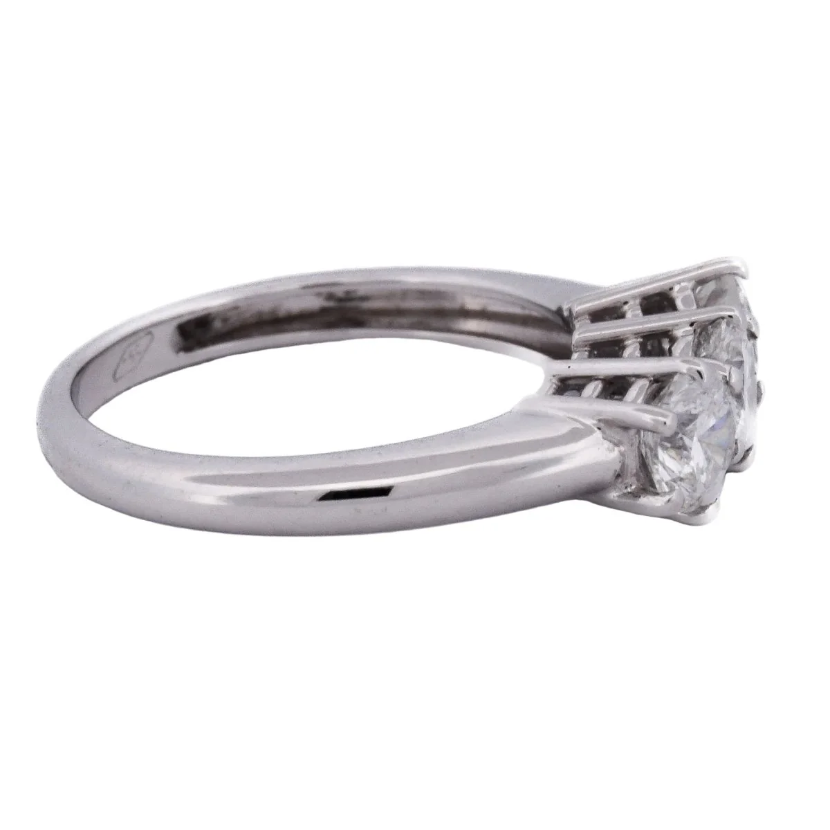 Bague Trilogie en or blanc et diamants - Image 6