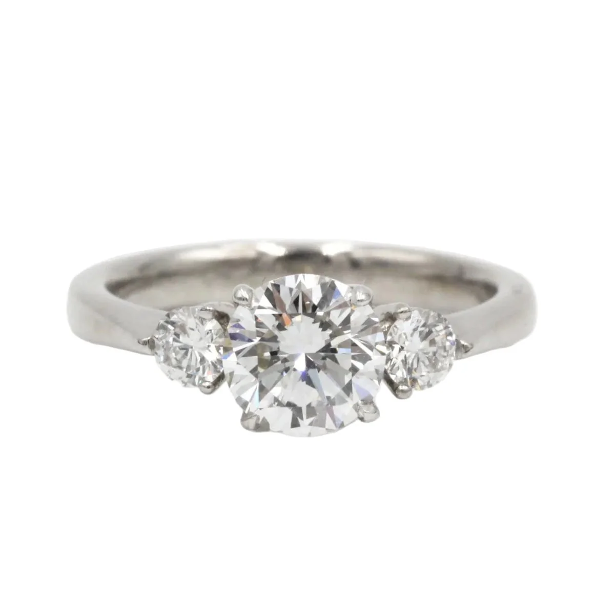 Bague Trilogie en or blanc et diamants