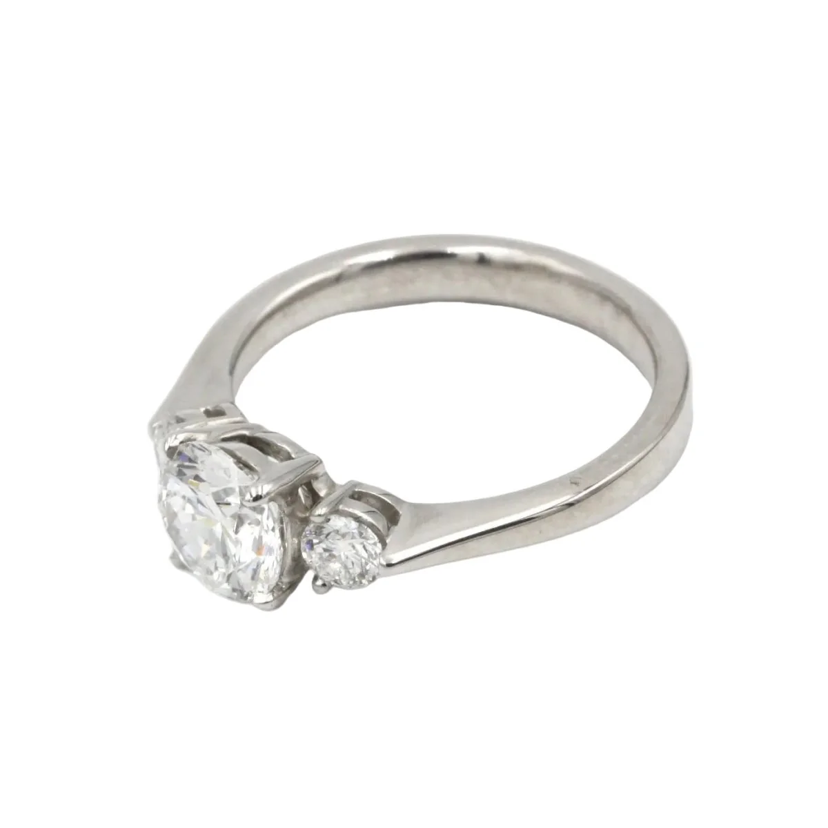 Bague Trilogie en or blanc et diamants - Image 2