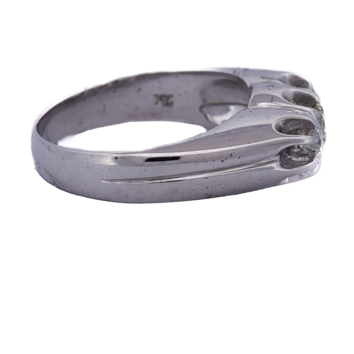 Bague Trilogie en or blanc et diamants - Image 6