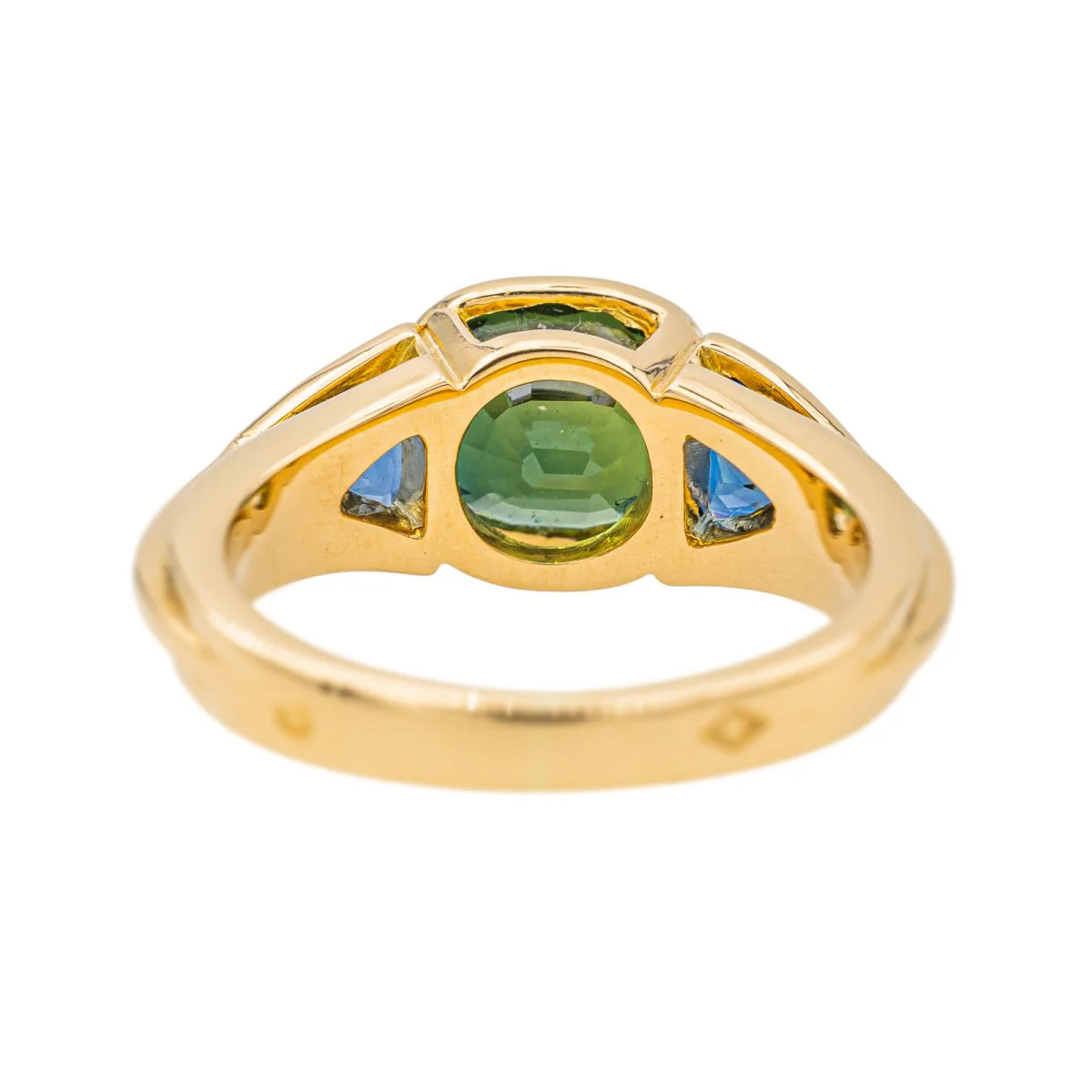 Bague Trilogie Or jaune Saphir - Image 5