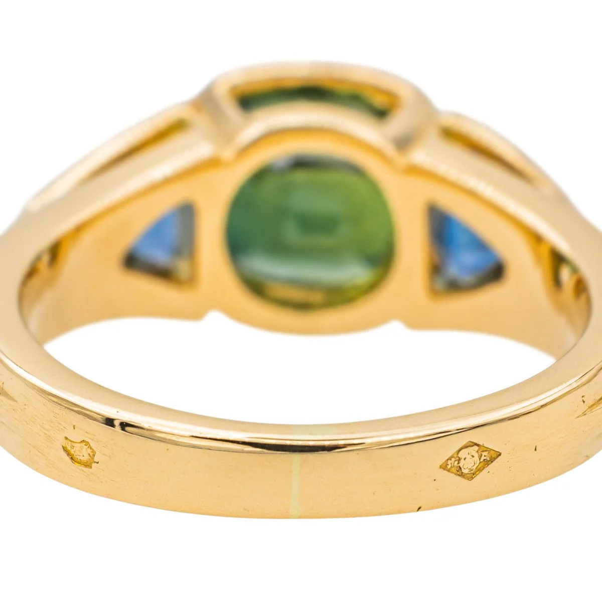Bague Trilogie Or jaune Saphir - Image 7