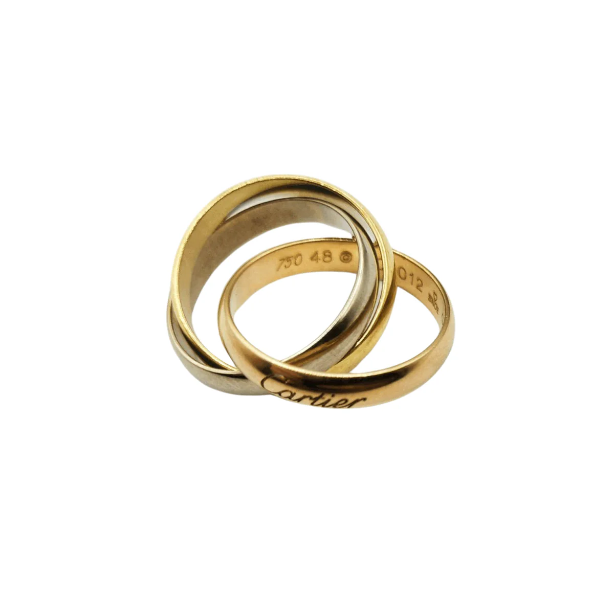 Bague Trinity CARTIER, trois ors - Image 4