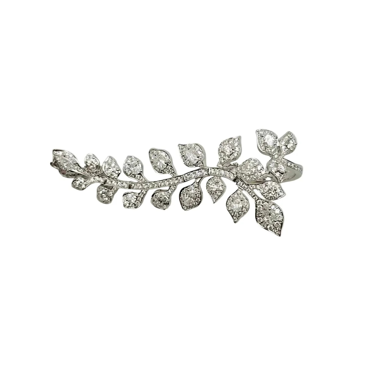 Bague Triple en or blanc et diamants