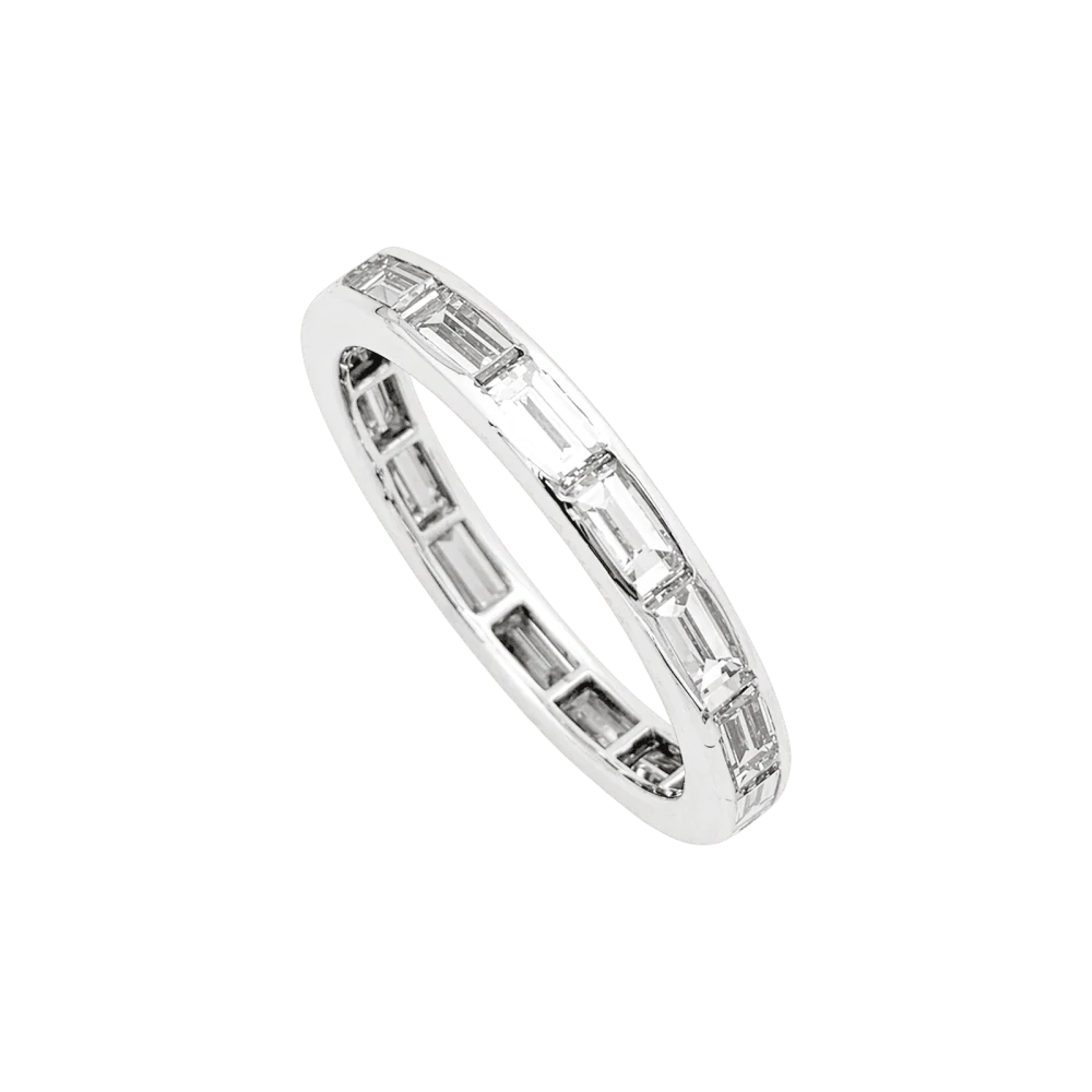 Bague Alliance VAN CLEEF & ARPELS "Romance" en platine et diamants - Image 5