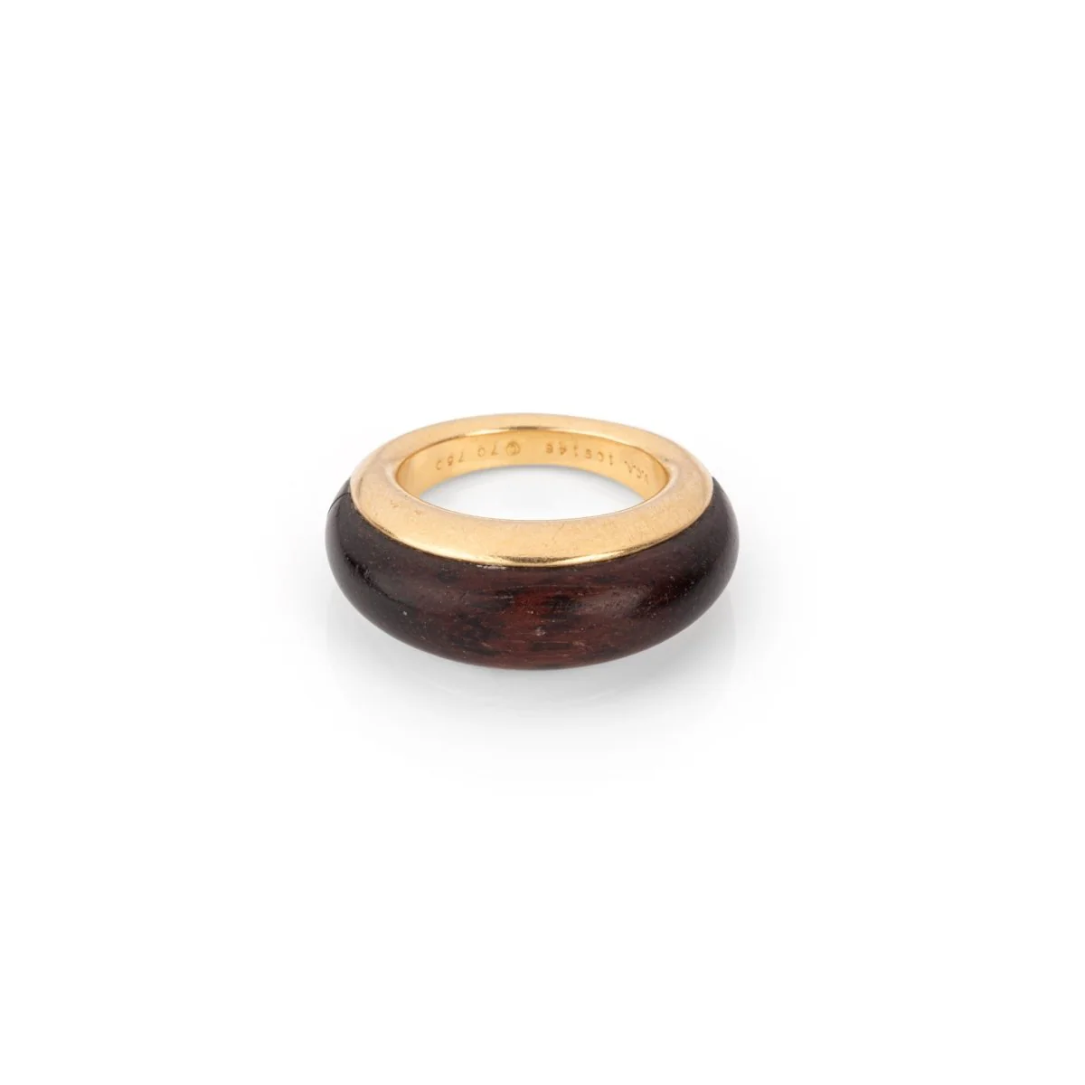 Bague VAN CLEEF & ARPELS en or jaune et bois d'amourette