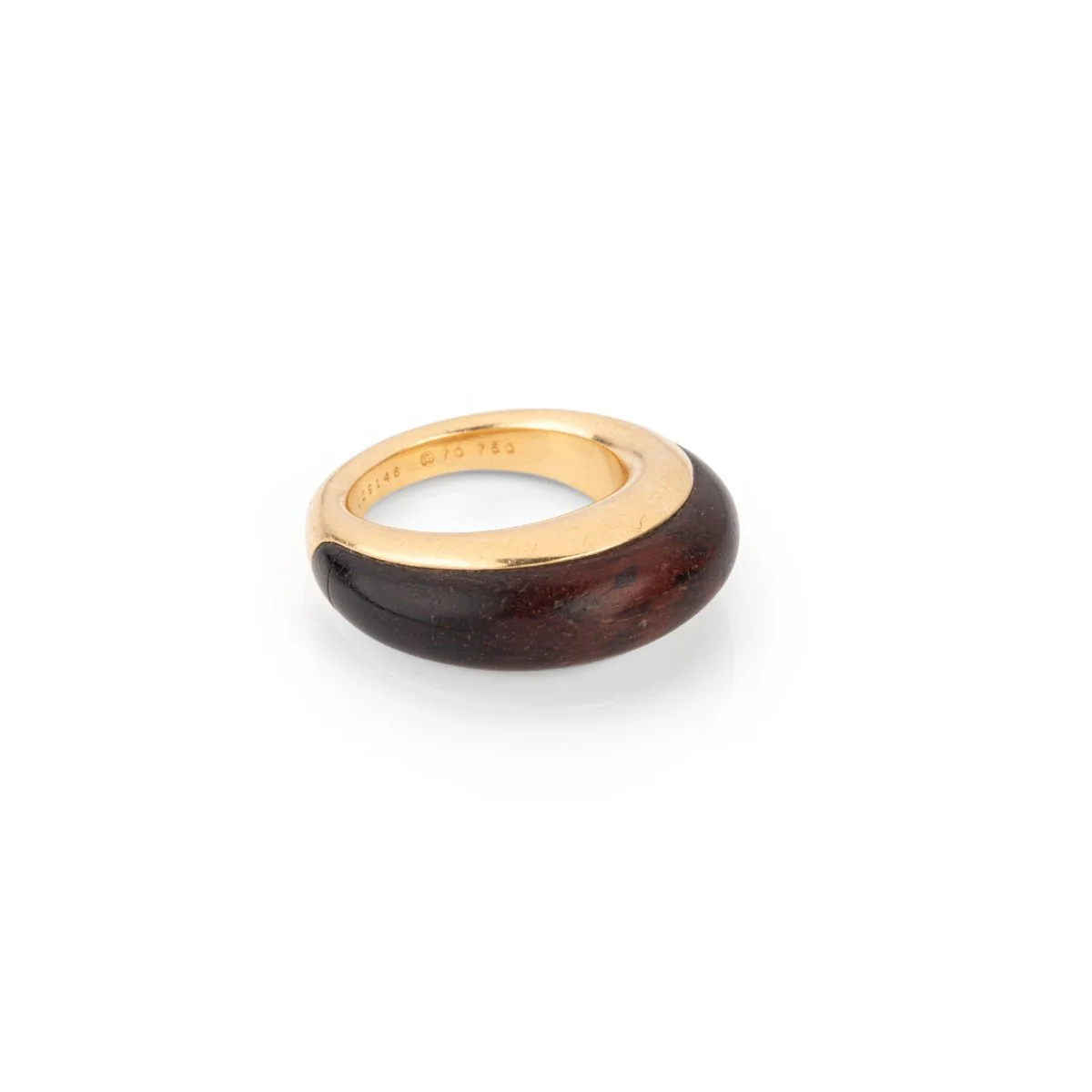 Bague VAN CLEEF & ARPELS en or jaune et bois d'amourette - Image 6