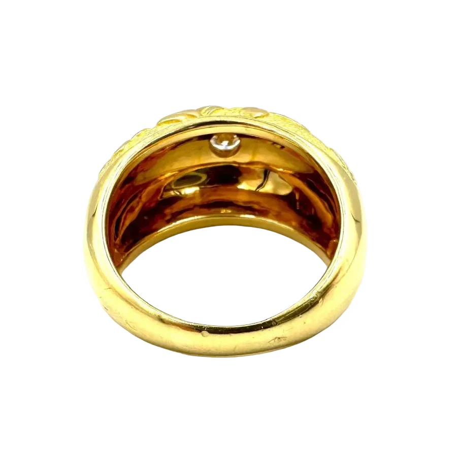 Bague Jonc VAN CLEEF & ARPELS en or jaune et diamant - Image 3