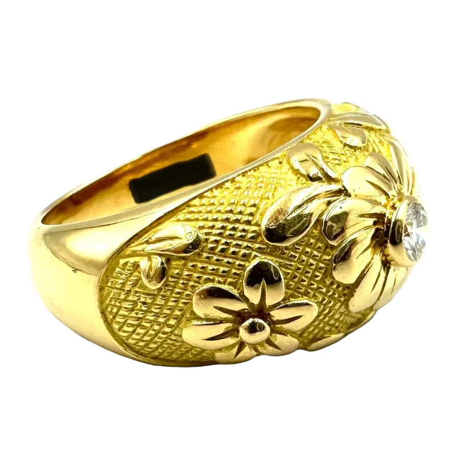 Bague Jonc VAN CLEEF & ARPELS en or jaune et diamant - Image 4
