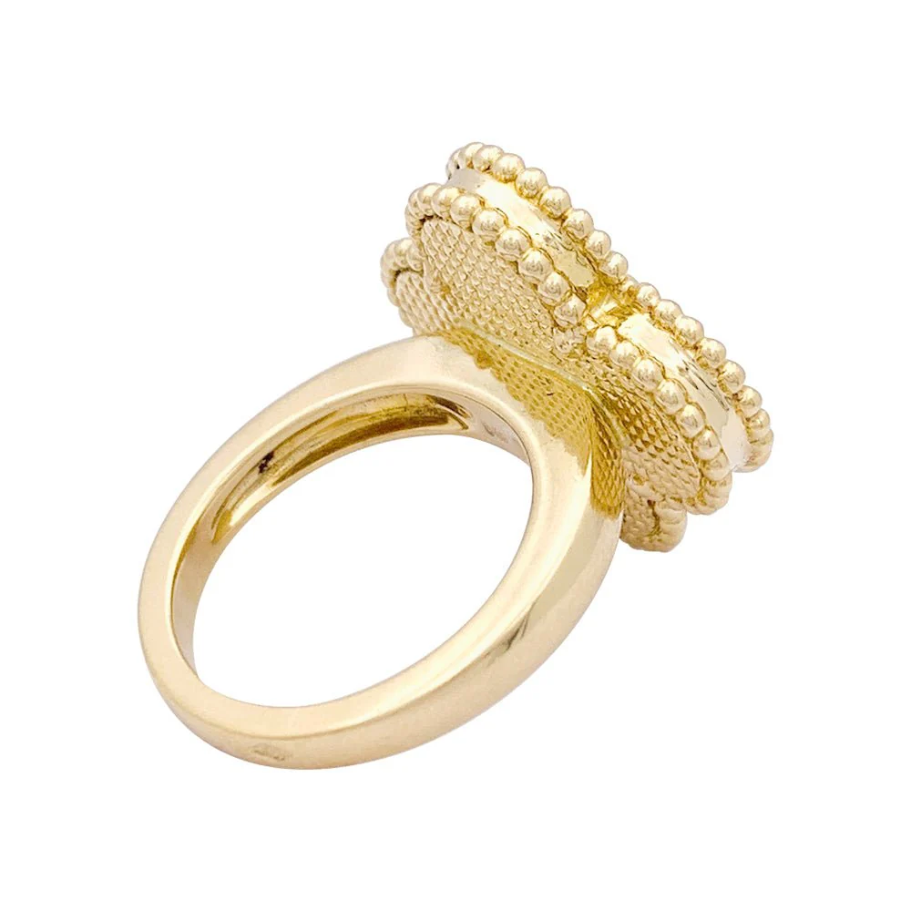 Bague VAN CLEEF & ARPELS "Magic Alhambra" en or jaune et malachite - Image 4
