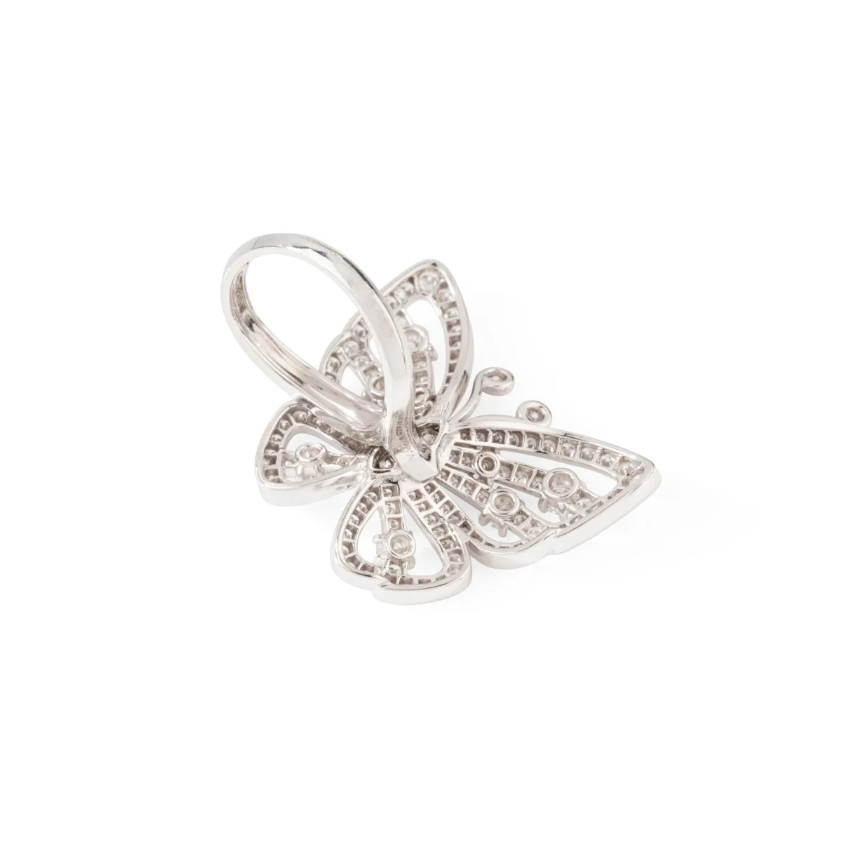 Bague VAN CLEEF & ARPELS Papillon en or blanc et diamants - Image 6