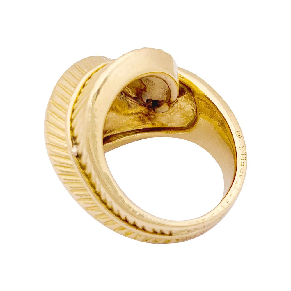 Bague Van Cleef & Arpels, “Plume”, or jaune. - Image 4