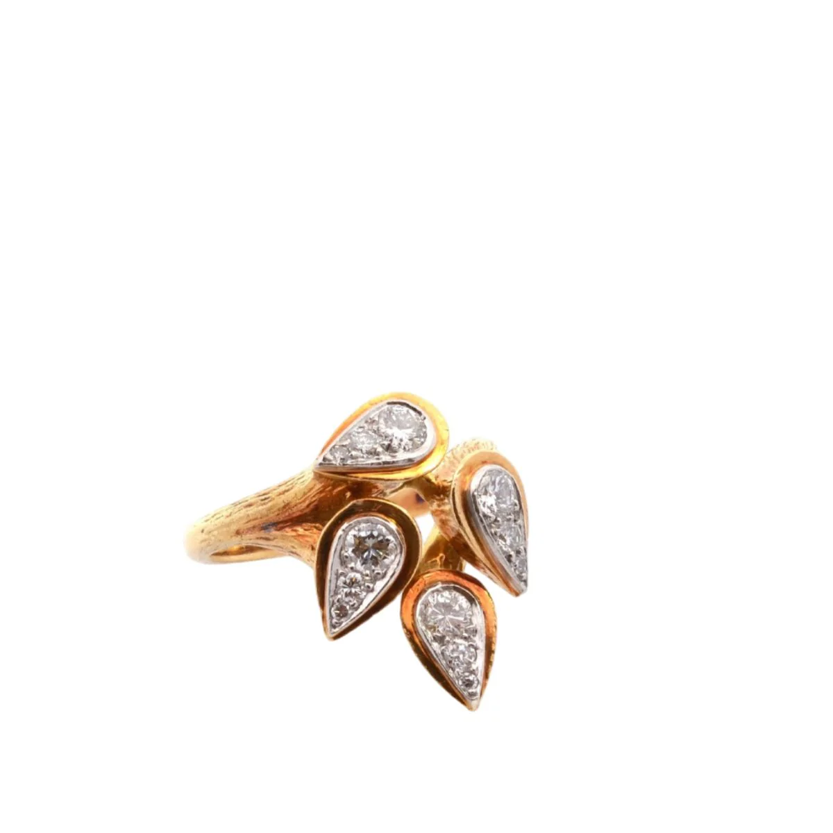 Bague Cocktail BOUCHERON en or jaune et diamants - Image 4