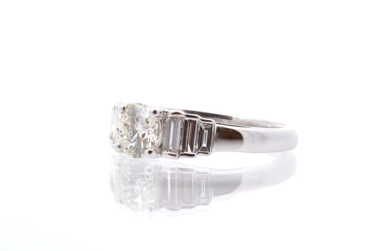 Bague vintage diamants en or