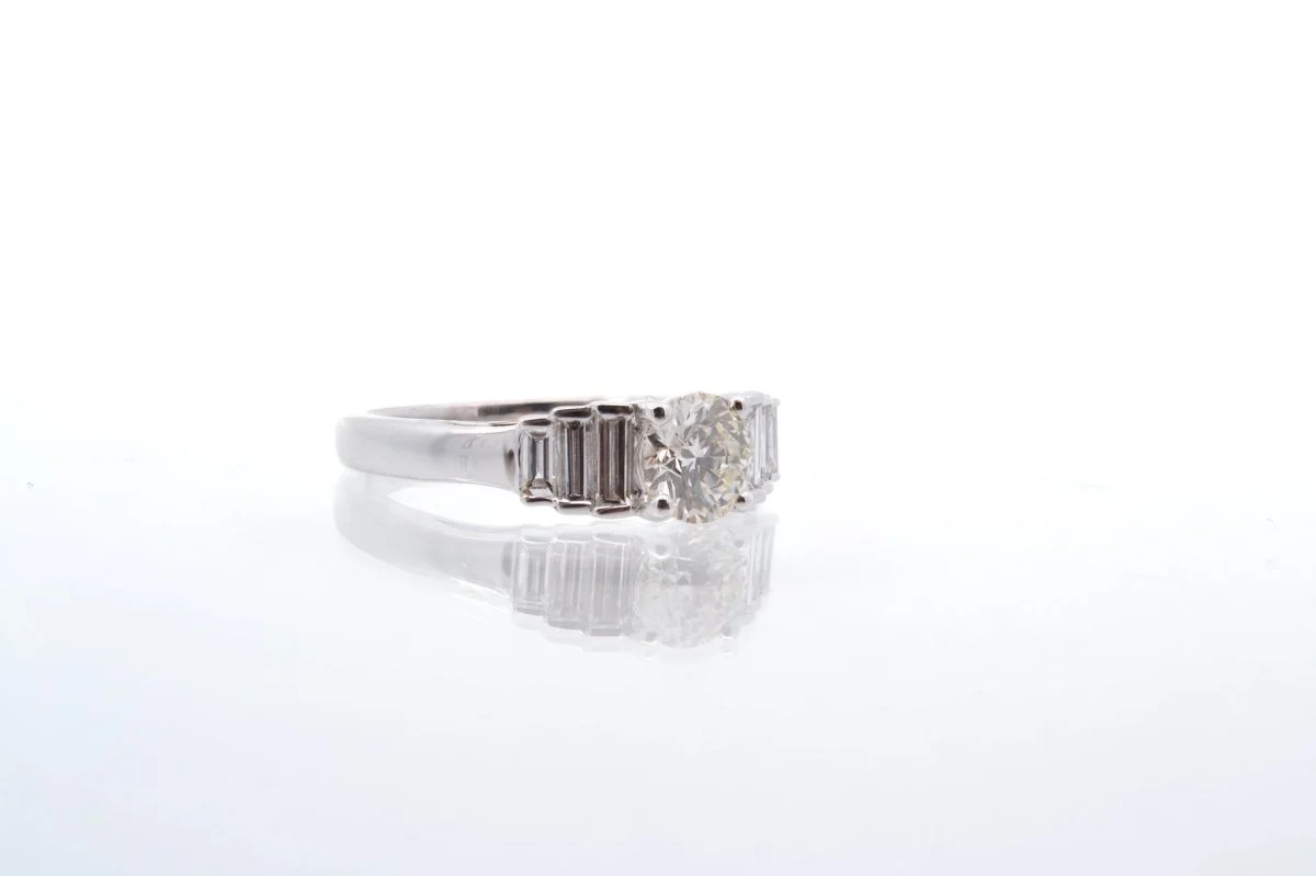 Bague vintage diamants en or - Image 2