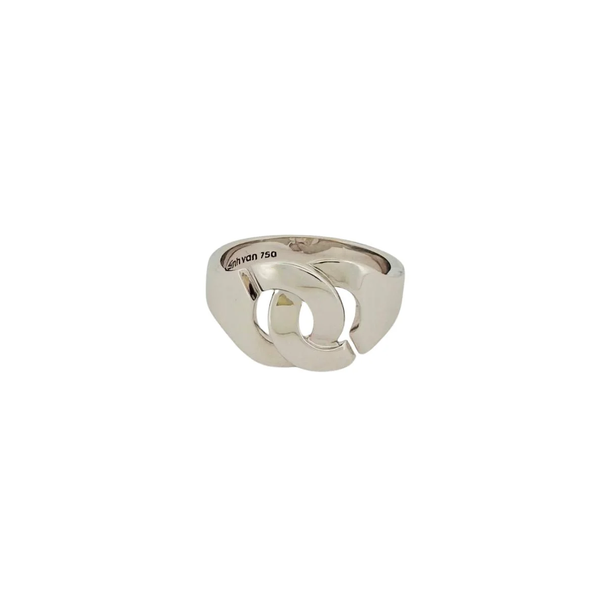 Bague DINH VAN "Menottes" en or blanc