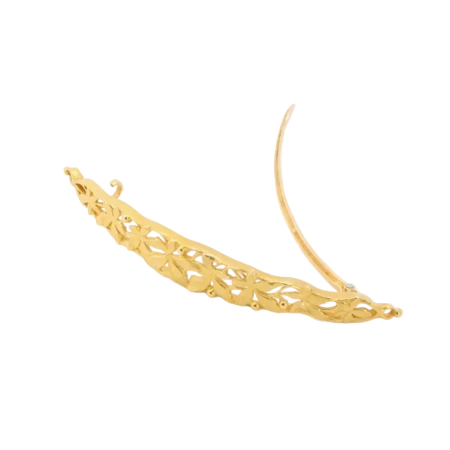 Barrette en or jaune - Image 3