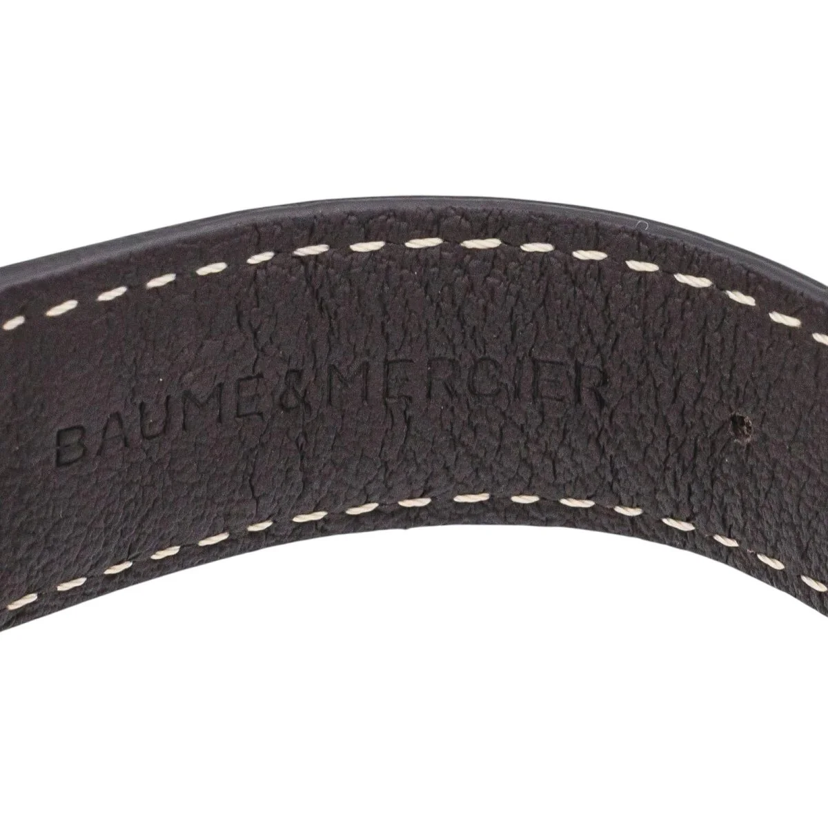 Montre BAUME & MERCIER "Clifton Club" en bronze et cuir - Image 7