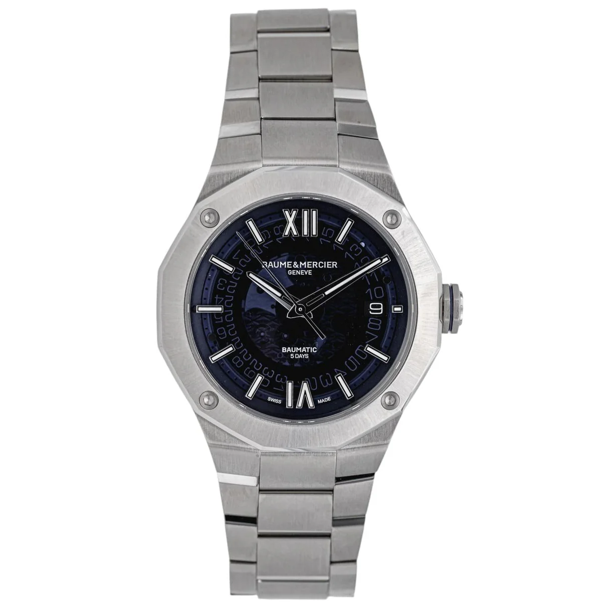 Montre BAUME & MERCIER "Riviera" en acier