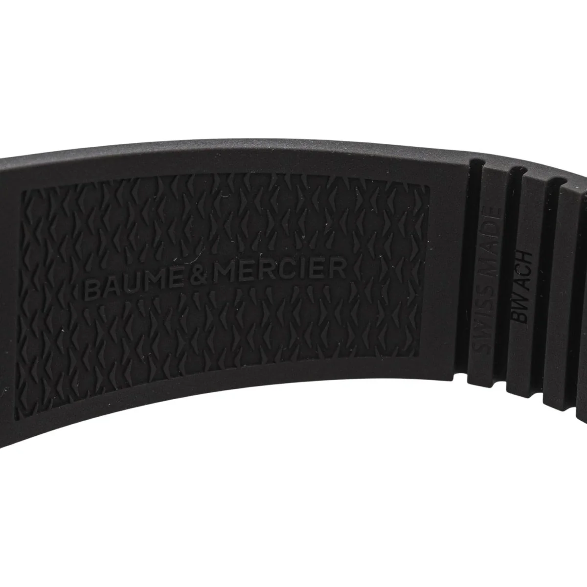Montre BAUME & MERCIER "Riviera" en acier et caoutchouc - Image 7
